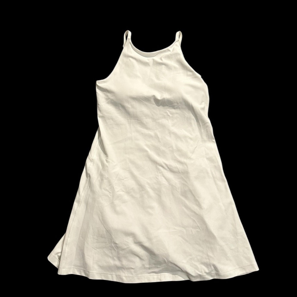 Lululemon 🍋White Align High-Neck Dress A/B Cup NWT Size 6 - Picture 6 of 11